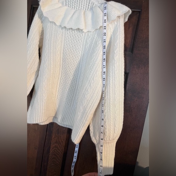 NWT Madewell Cable Winslow Mockneck Pullover Sweater itemNI121 Size S - Picture 8 of 11